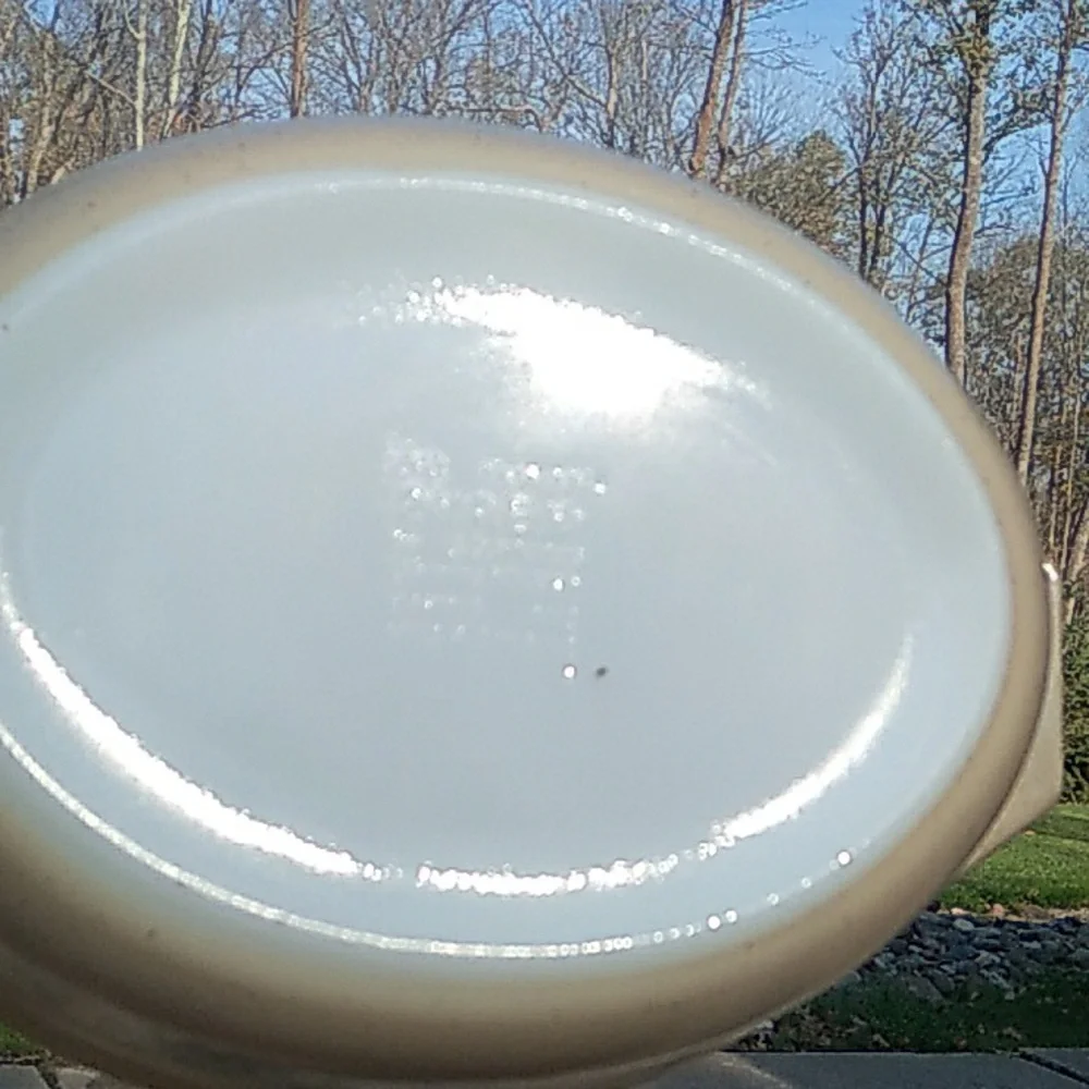 Vintage Pyrex Homestead 1 1/2 Qt Casserole EPLC TAN & BLUE 💙